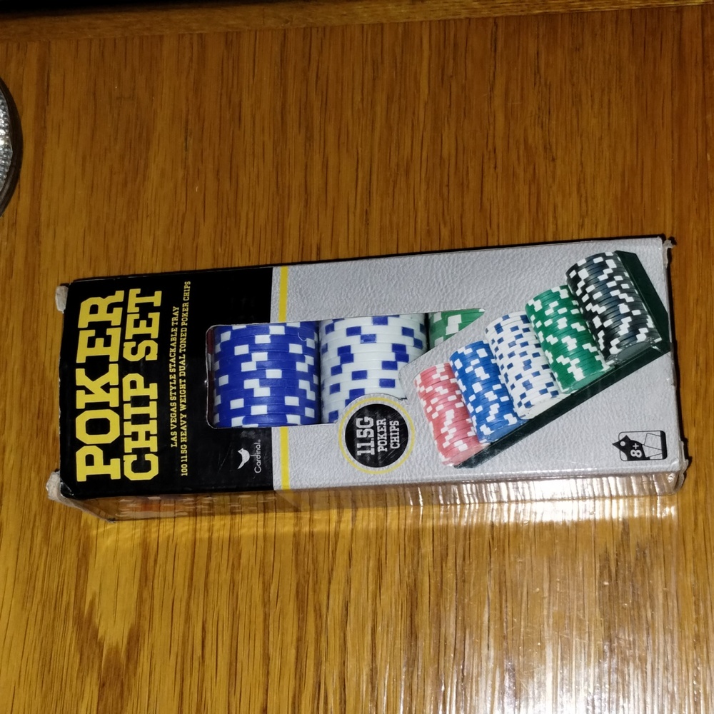 Poker chip set - heavy weight